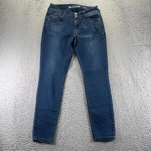 WallFlower Instasoft Jeans Womens 13 Blue Cotton Denim Skinny Stretch Faded